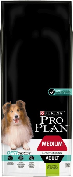 Purina Pro Plan Dog Optidigest Lamm - 14 kg Beutel