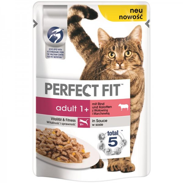 Perfect Fit Cat Portionsbeutel Adult Rind 85g