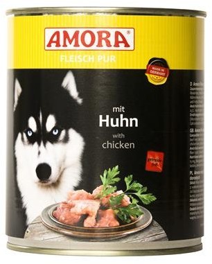 *** AMORA Fleisch Pur mit Huhn - 800g Dose [*** AUSLAUFARTIKEL]