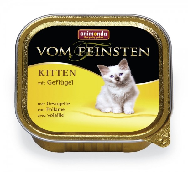 Animonda Kitten vom Feinsten mit Geflügel 100g Schale