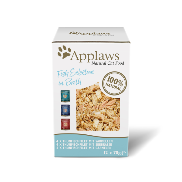 Applaws Cat Multipack Fisch Selection 12x70g