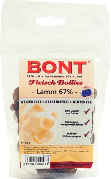 Bont Fleisch-Bollies Lamm, 150g