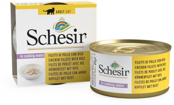 Schesir Cat - Hühnerfilet & Reis - 85g Dose