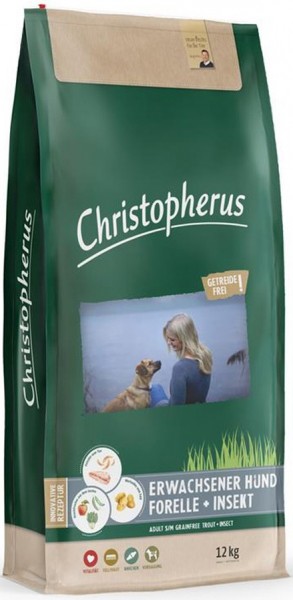 Christopherus Dog - Getreidefrei Forelle & Insekten 12kg