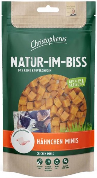 Allco Christopherus Natur-Im-Biss Hähnchen Minis - 70g Frischebeutel