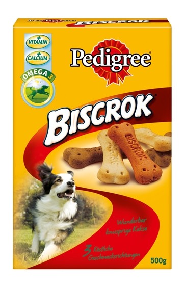 Pedigree Biscrok in 3 koestlichen Geschmacksrichtungen 500g