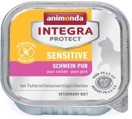 Animonda Cat Schale Integra Protect Sensitiv mit Schwein pur 100g