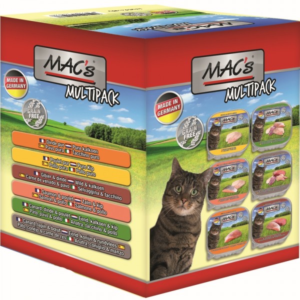 MACs Cat Multipack - 6 x 85g Schale