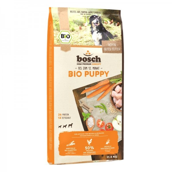 Bosch Bio Puppy Hühnchen + Karotten 11,5 kg