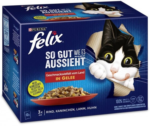 Felix SGWEA Geschmacksvielfalt vom Land in Gelee 12x85g