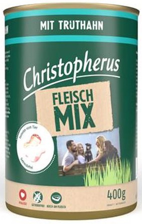 Allco Christopherus Fleischmix Truthahn & Leinöl - 400g Dose