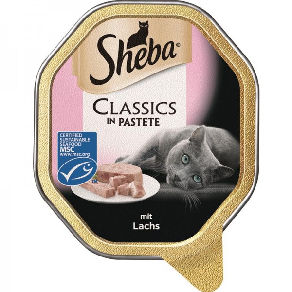 Sheba Schale Classics mit Lachs 85g