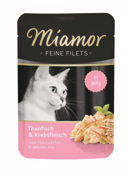 Miamor Feine Filets Thun & Krebs 100g