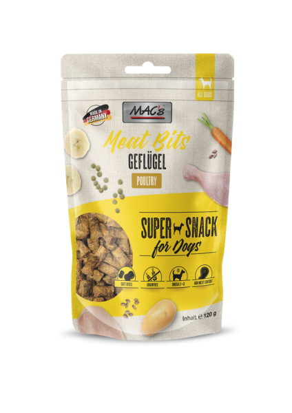 MACs DOG - Meat Bits Geflügel 120g