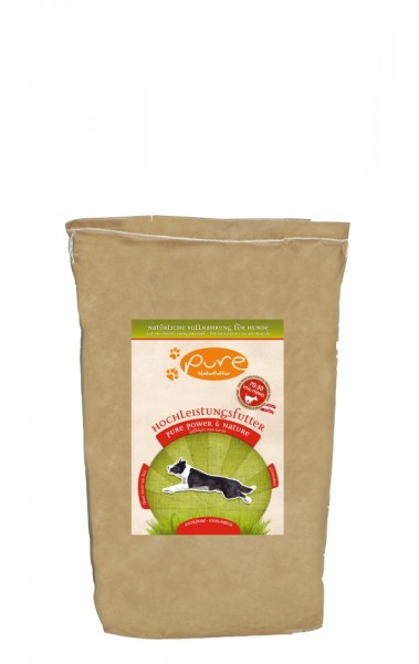 PURE Naturfutter Power & Nature Hundetrockenfutter 5kg gl