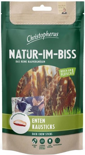 Christopherus Dog Snack Enten Kausticks 70g