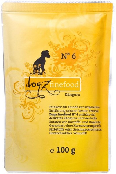 Dogz finefood Beutel No. 6 Känguru 100g