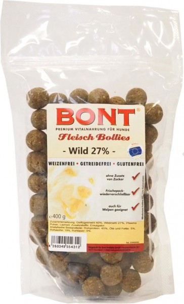 Bont Fleisch-Bollies Wild, 400g