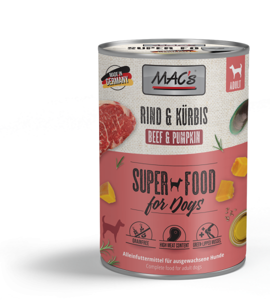 MACs DOG - Rind & Kürbis 400g