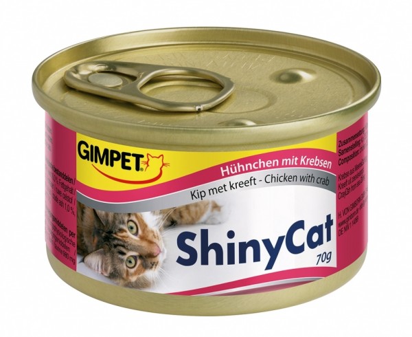 Gimpet ShinyCat Hühnchen mit Krebsen 70g