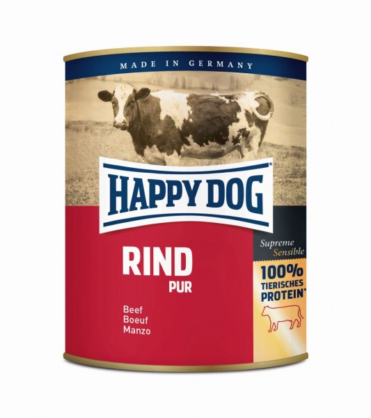 *** Happy Dog Dose Rind Pur 800g [*** AUSLAUFARTIKEL]