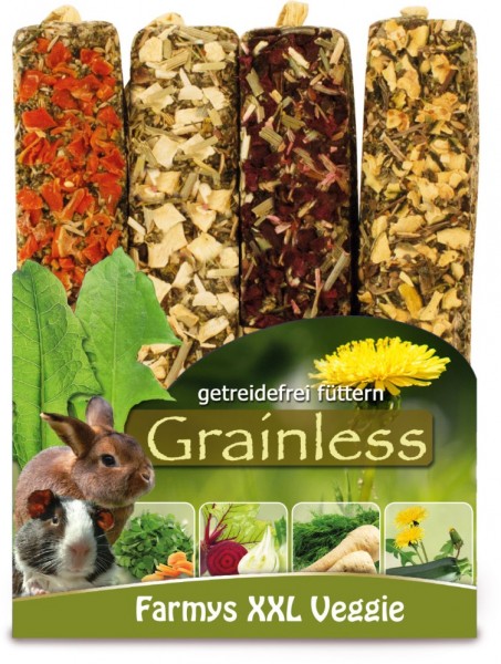 JR Grainless Farmys XXL Veggie 4er-Pack 450 g