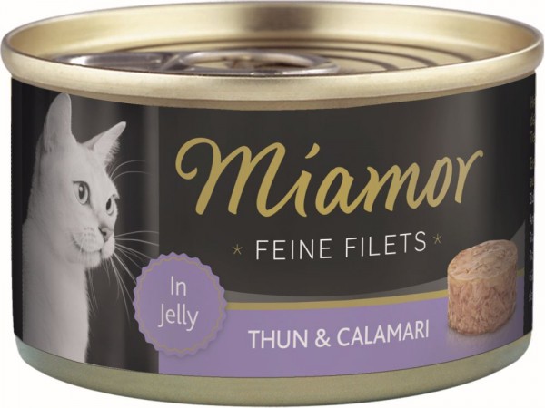 Miamor Feine Filets Heller Thunfisch & Calamari 100g
