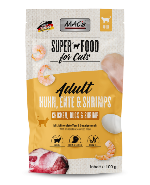 MACs CAT - Huhn, Ente & Schrimps 100g