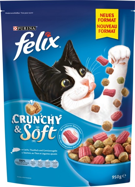 Felix Crunchy & Soft Fisch 950g