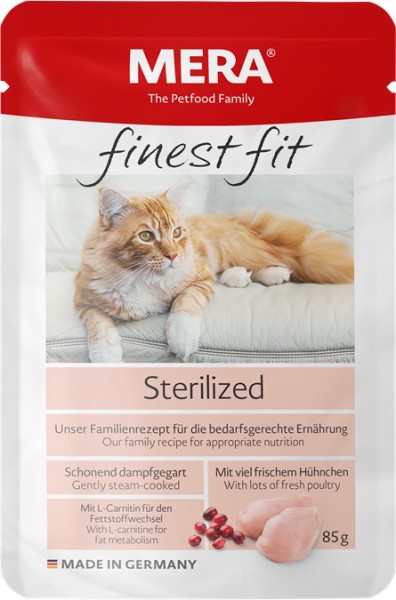 Mera finest fit Nassfutter Sterilized 85g