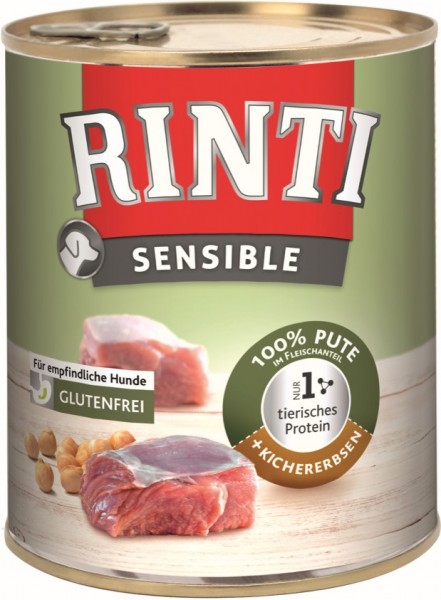 *** Rinti Sensible Pute + Kichererbsen 800g [*** AUSLAUFARTIKEL]