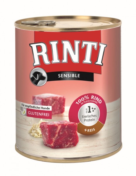 Rinti Sensible Rind & Reis 800g