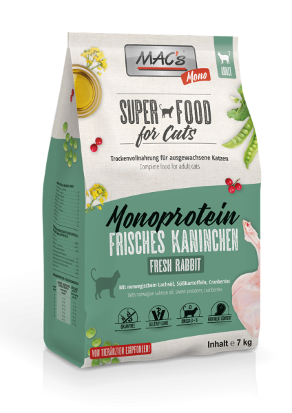 MACs CAT - Mono frisches Kaninchen 7kg