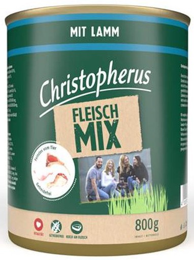 Christopherus Dog - Dose Fleischmix - mit Lamm 800g