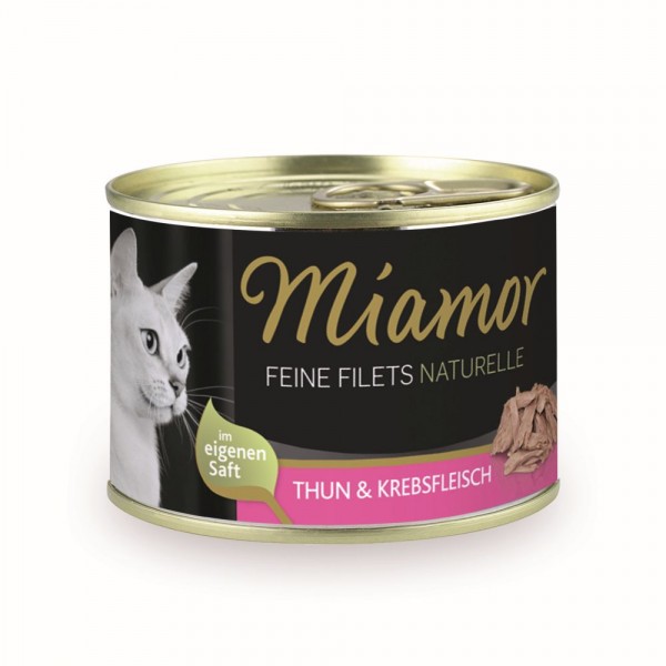 Miamor Feine Filets Naturelle Thunfisch & Krebsfleisch 156g Dose