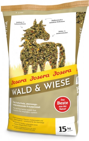 Josera petfood, Pferd, Wald & Wiese 15kg