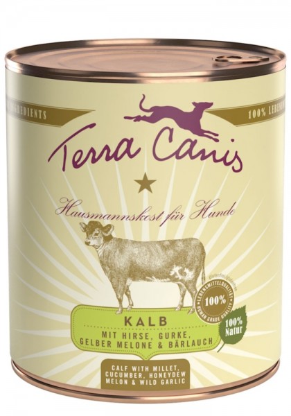 Terra Canis Hunde Nassfutter classic Kalb 800 g