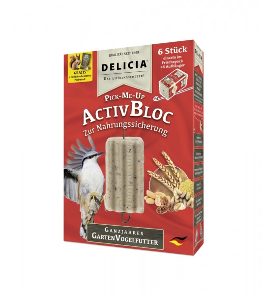 DELICIA Pick-Me-Up ActivBloc - Faltschachtel, 6 Stück