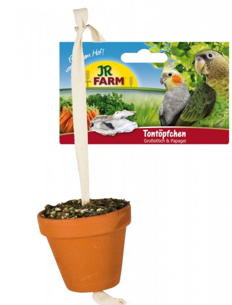 JR Farm Birds Play Tontöpfchen Großsittich & Papagei 260g