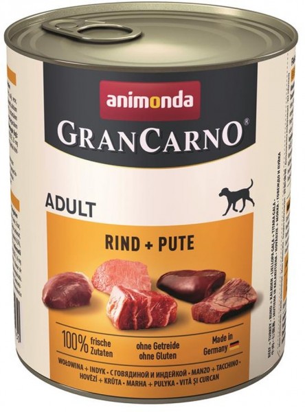 Animonda GranCarno Adult Rind & Pute - 800g Dose