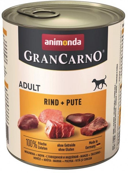 Animonda GranCarno Adult Rind & Pute - 800g Dose