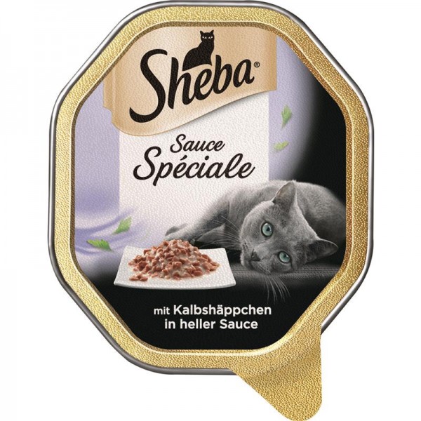 Sheba Schale Speciale mit Kalbshäppchen in heller Sauce 85g