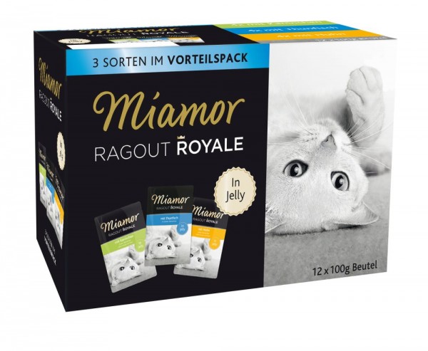 Miamor Ragout Royal Jelly Miltipack 12x100g Frischebeutel