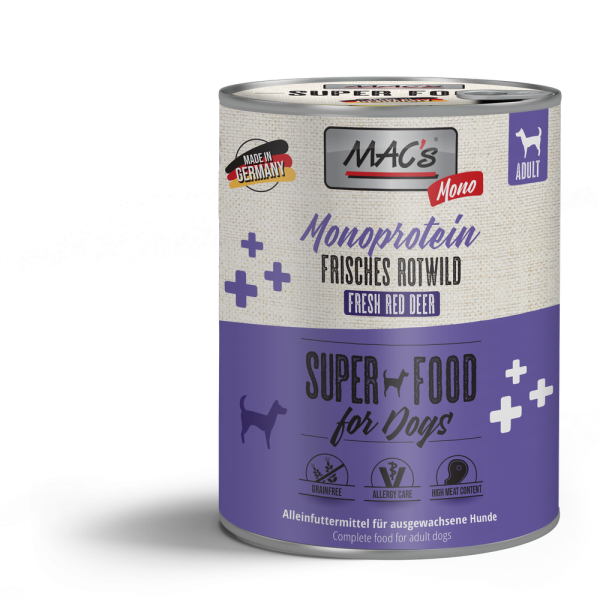 MACs DOG - Mono frisches Rotwild 800g