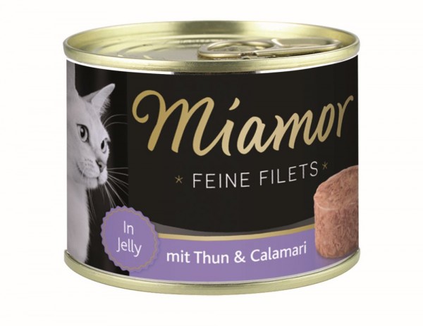 Miamor Feine Filets Thunfisch & Calamari 185g Dose