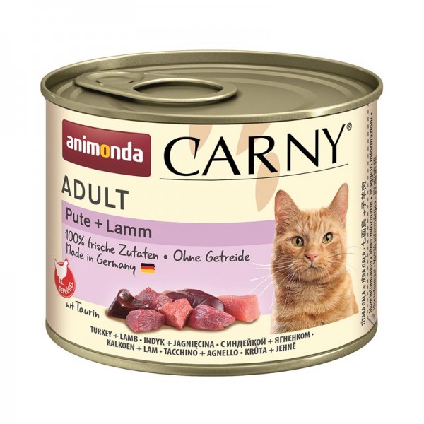 Animonda Carny Cat - Dose Adult Pute & Lamm 200g