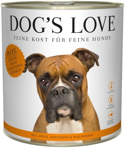 DOG´S LOVE Pute 800g Dose