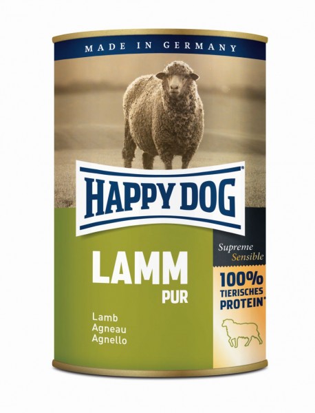 *** Happy Dog Dose Lamm Pur 400g [*** AUSLAUFARTIKEL]