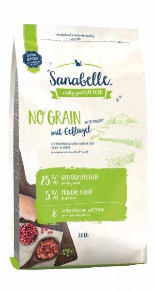 Sanabelle No Grain Geflügel 2 kg