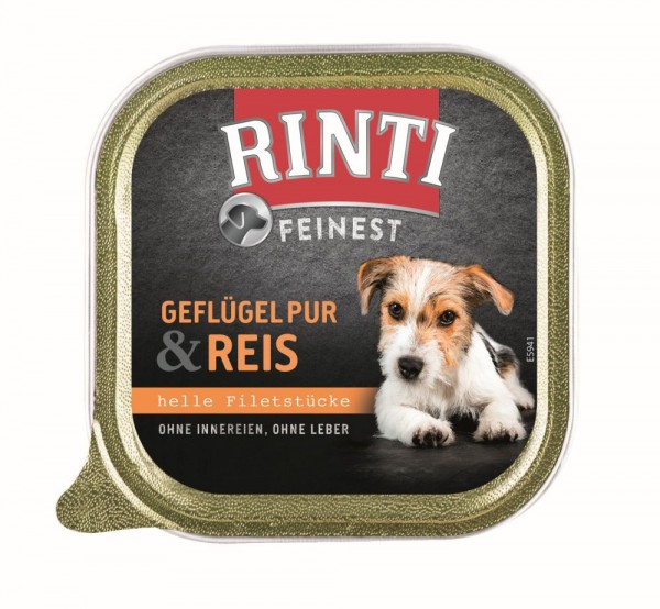 Rinti Feinest Geflügel Pur & Reis 150g